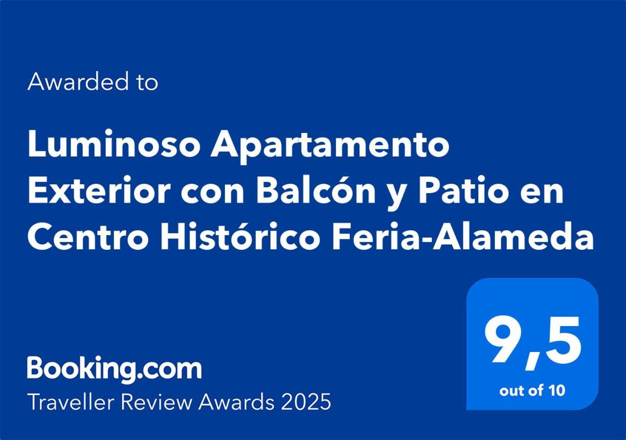 Luminoso Apartamento Exterior Con Balcon Y Patio En Centro Historico Feria-Alameda Sevilla Buitenkant foto